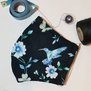 3 Layer Mask with Filter Pocket & Nose Pinch